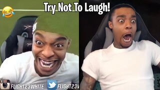 FlightReacts Try Not To Laugh! (Insanely Hard)