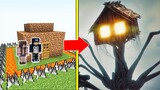 QUỶ ĐẦU NHÀ Tấn Công Nhà Được Bảo Vệ Bởi bqThanh và Ốc Trong Minecraft (House Head)