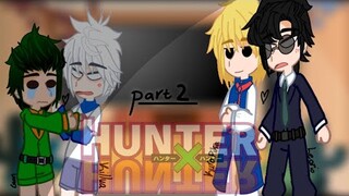 ⚡️HUNTER x HUNTER reacts to KILLUA ZOLDYCK🔪[]Link To Pt 1 In Desc[]🍫+ intro/outro💙[] pt 2/3