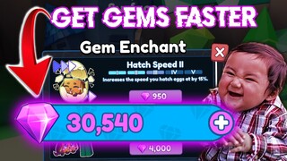 How To Get Gems Faster So You Can Max Enchant in Mining Simulator 2