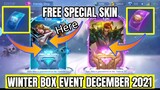 Winter Box December 2021 - Free Special Skin Guaranteed | Free Tokens Update | MLBB