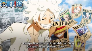 AKHIRNYA BOUNTY TERBARU BAJAK LAUT TOPI JERAMI ! BOUNTY ZORO LEBIH RENDAH DARI SANJI ?