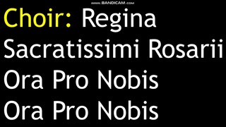 Ynvocacion A La Reina del Santisimo Rosario (REGINA SACRATIISIMI ROSARII)