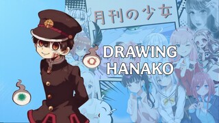 DRAWING HANAKO, Anime Toilet bound hanako-kun