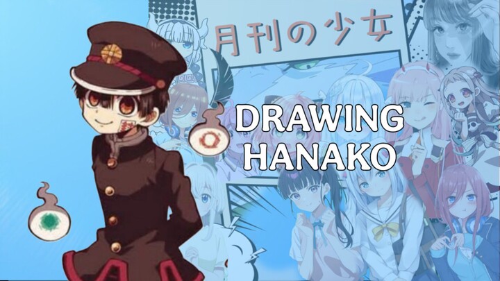 DRAWING HANAKO, Anime Toilet bound hanako-kun