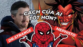 SPIDER MAN đã xóa danh tính trong COMIC khác trong PHIM NO WAY HOME như thế nào?