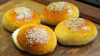 วิธีทำขนมปังเบอร์เกอร์โฮมเมด นุ่มๆเงาหอม งาติดดี /  How To Make The Best Burger Buns