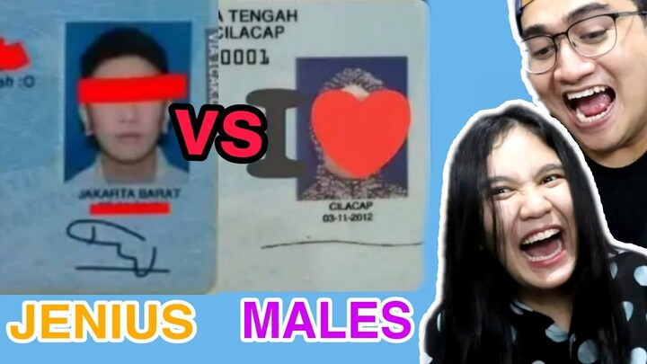 TANDA TANGAN ORANG JENIUS VS ORANG MALES WKWKWK