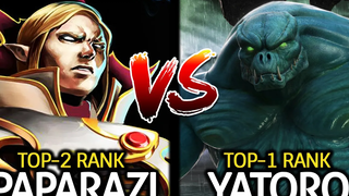 YATORO CARRY VS PAPARAZI MID - การต่อสู้ครั้งยิ่งใหญ่ของอันดับสูงสุด EU Dota 2