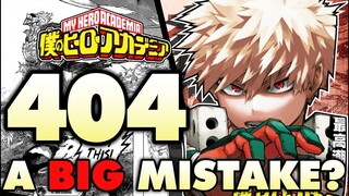 A Very Controversial Decision.... | My Hero Academia Chapter 404 Breakdown