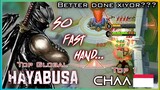 Ultra Fast hand!!! Better than Xiyor? - Top Global No. 1 Hayabusa Shigeo