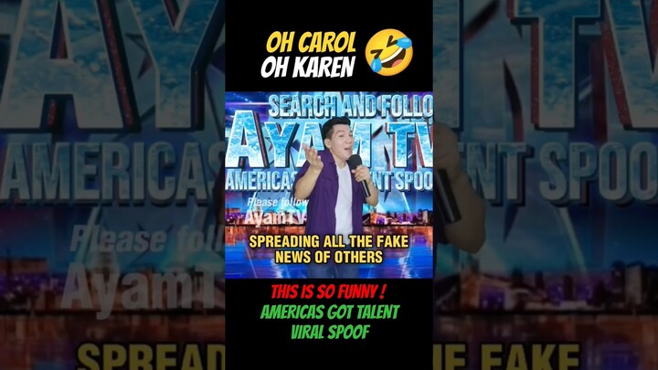 Oh Karen viral funny song on Americas Got Talent Spoof