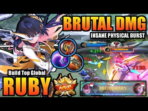 RUBY BEST BUILD 2024 | TOP GLOBAL RUBY BUILD | RUBY GAMEPLAY | MOBILE LEGENDS