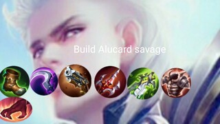 build Alucard savage build2023 :#MLBBGame :#bestofbest