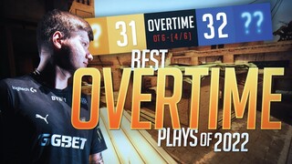 THE SICKEST PRO OVERTIME PLAYS OF 2022! (INTENSE MOMENTS)