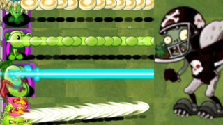 各种100只重叠十级植物 VS 十级黑橄榄【Pvz2】