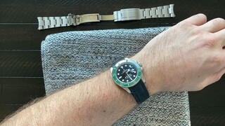 Everest Strap Review & How To Switch It Out Featuring The Rolex Submariner Kermi