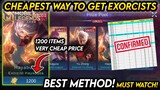 HOW TO GET EXORCISTS SKIN AT VERY CHEAPEST PRICE?! NEW EXORCISTS EVENT 2024 - MLBB