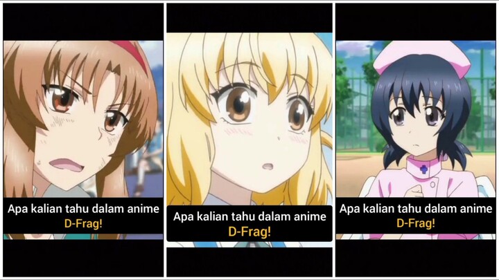 5 Detail Seru Dalam Anime D-Frag!