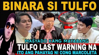 KAKAPASOK LANG Grabe to! BINALI ang SUNGAY ni TULFO NAKAHANAP ng KATAPAT CONG: MARCOLETA