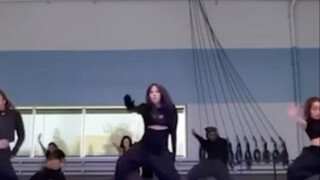 Lady Gaga intensely practices dancing in preparation for the 'Abracadabra' performance.