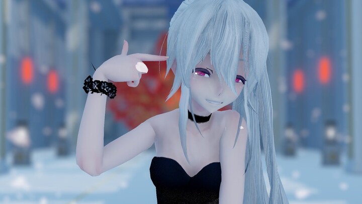 [MMD·3D]TDA Yowane Haku in black gown - [A]ddiction