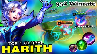 Harith OP Funnel Gameplay! 95% Winrate Current Season! Top 1 Global Harith Best Funnel Build ~ MLBB