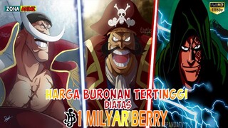 [ TERBARU ] DAFTAR PEMILIK BOUNTY DIATAS 1 MILYAR BERRY DI ONE PIECE