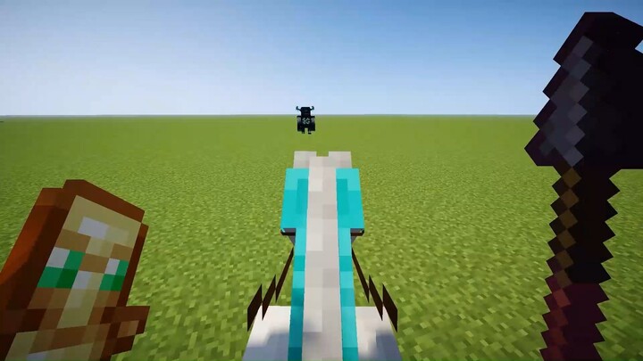 The knight charges at the Guardian with his lance!!!