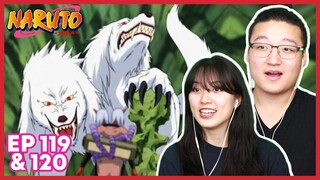 KIBA & AKAMARU TWO-HEADED WOLF | Naruto Couples Reaction Episode 119 & 120