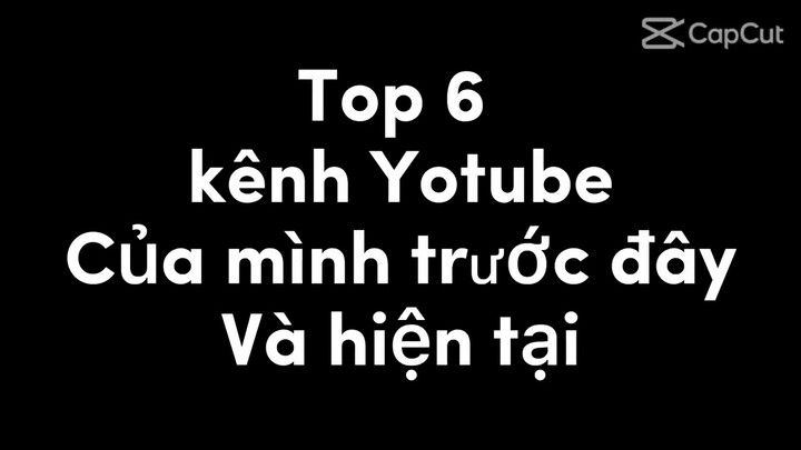 Top 6 Kênh Đã Mất Và Chưa Mất Của Mình 🤨🤨🤨🤨🤔