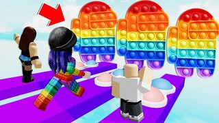 หลงเข้าไปในเมือง ป๊อปอิท POP IT ต้องกระโดดออกมาให้ได้! | Roblox POP IT Obby