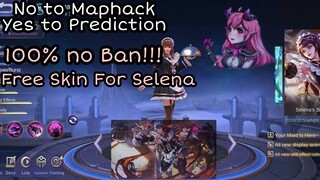 Selena Gameplay Prediction (Double Identity Skin) 100% no Ban!!!