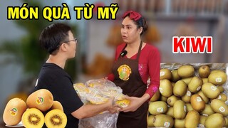 DIVA Cát Thy nhận quà từ Mỹ, review Kiwi vàng đắt tiền - Ẩm thực Cha Rồng