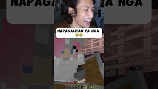 NAG AWAY DAHIL SA PAGKAIN! 😭 #minecraft