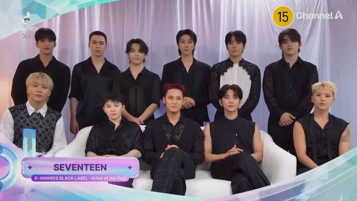 [Sokcho Chinese Subs] SEVENTEEN D AWARDS Delights Blue Label (Main Award) + Black Label (Artist of t