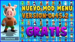✅COMO DESCARGAR EL NUEVO MOD MENU STUMBLE GUYS 0.45.2🤑FICHAS, GEMAS Y TODAS LAS SKINS GRATIS🤑