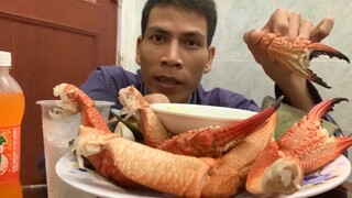 Lần Đầu Được Ăn Càng Ghẹ Siêu To Khổng Lồ Theo Phong Cách Mukbang