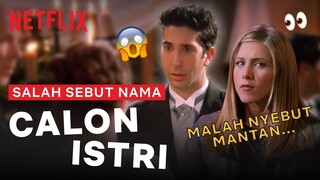 Ross Salah Sebut Nama... Di Altar. Ouch! | Friends | Clip