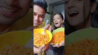 Trying Korean Ramen🌶️🥵Hot And Spicy!! Nissin Geki Noodles #shorts #korean #ramen