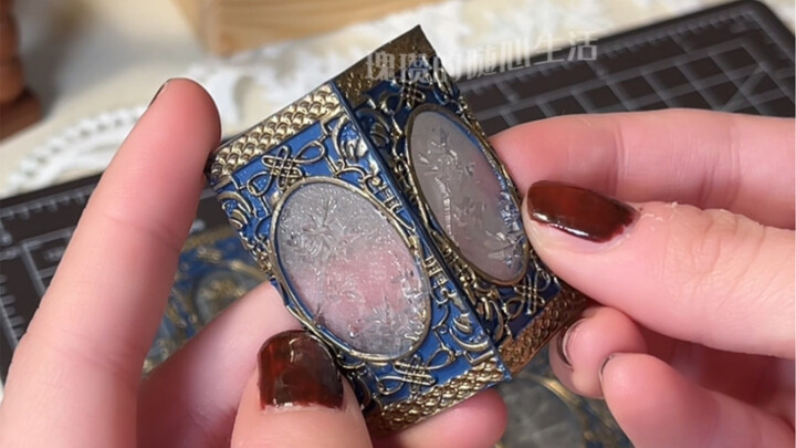 Cách làm bình hoa sáp lửa và đèn cung đình nhỏ đã xuất hiện, phong cách Trung Hoa đúng là đỉnh nhất!