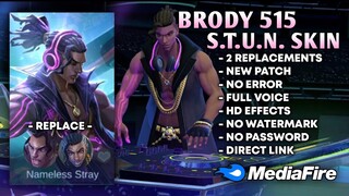 New Brody S.T.U.N. Skin Script No Password | Full Sound & Full Effects | Mobile Legends