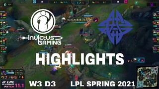 Highlight IG vs ES All Game LPL Mùa Xuân 2021 | LPL Spring 2021 | Invictus Gaming vs eStar Gaming