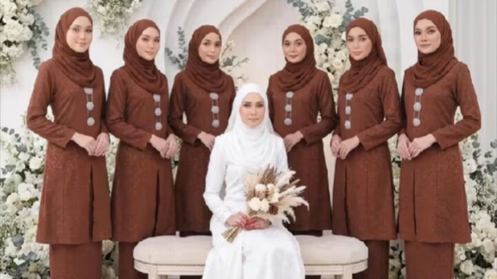 Kebaya Riau Pahang CELIA Mewah Exclusive Set Baju & Kain