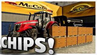 CHIP FACTORY // The Saltiest Delicious Chips EVER // Farming Simulator 22 Gameplay