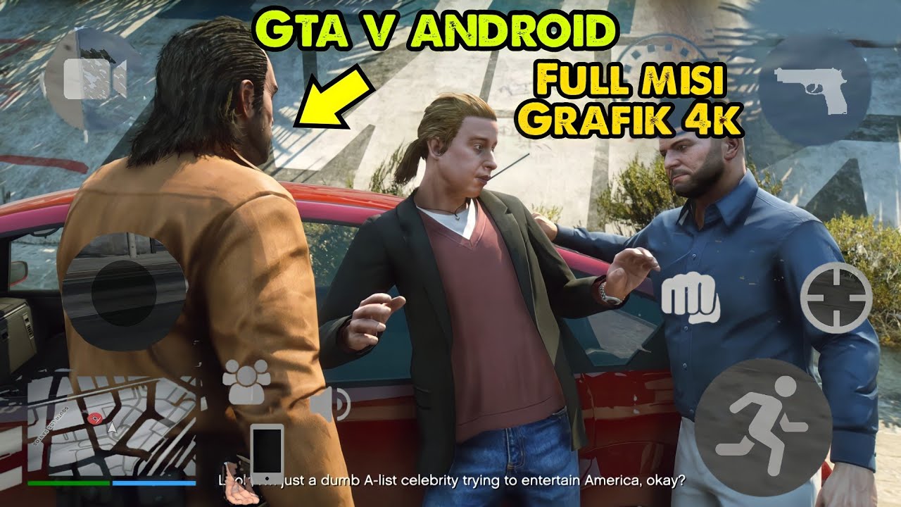 GTA 5 Fanmade Android Offline Map Luas  GTA V Fan Game Terbaik di 2021? -  BiliBili
