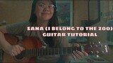 SANA by: I Belong To The Zoo || Guitar Tutorial | Strumming pattern | Easy Chords