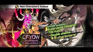Bleach Brave Souls : กาชานาเกลือ CFYOW รอบที่4