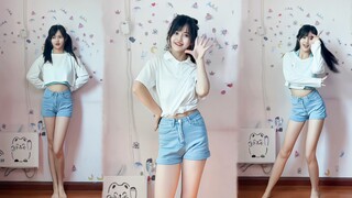 【小桑心】女孩子一个人在家当啦啦队~~少女时代《Oh》
