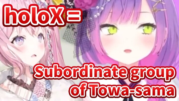 Towa wins over Koyori and holoX ends up as Towa's subordinate group [Hololive/Eng sub]